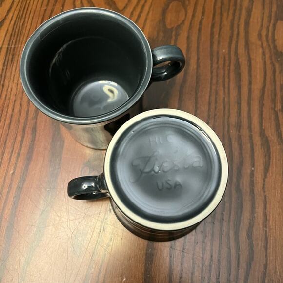 NWOT Pair of Fiesta Mugs in Slate - Picture 2 of 2